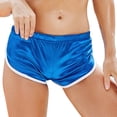 thumbnail image 1 of IROINNID Yoga Shorts for Women Basic Slip Bike Shorts Soft Workout Leggings Yoga Capri,Blue, 1 of 6