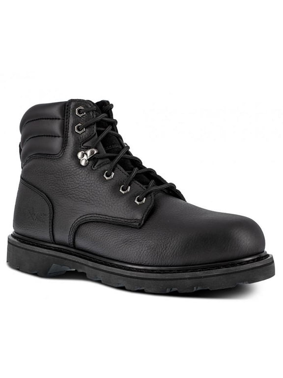 Men's 6" Backhoe Steel Toe Work Boot Black - IA5025
