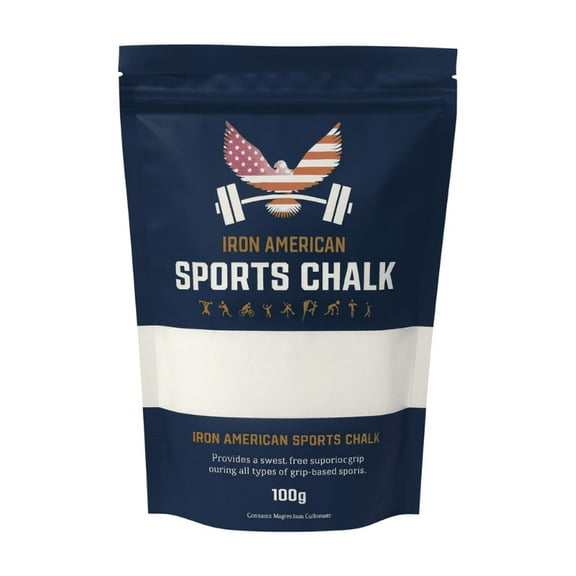Iron American Powder Sports Chalk Bag 100g for Enhanced Grip