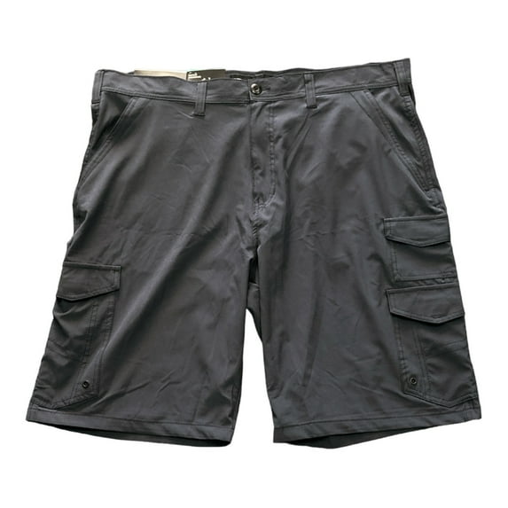 IRON CO. 4-Way Stretch Hybrid Cargo 11" Inseam Short (Greystone, 34)