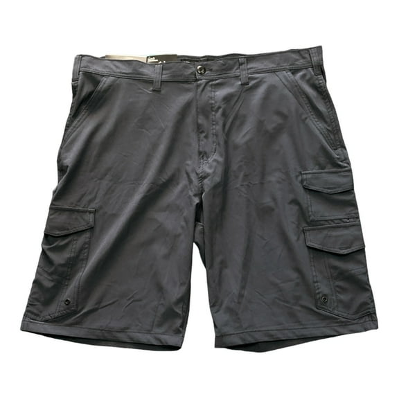 IRON CO. 4-Way Stretch Hybrid Cargo 11" Inseam Short (Greystone, 36)