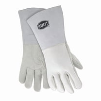 IRONCAT 9061 Premium Leather Welding Gloves – White, Medium - 1 pair