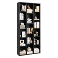 thumbnail image 1 of IRONCK 71" Tall Bookcase, 31.5" Wide Bookshelf, Cube Storage Organizer with Adjustable Shelf for Home Office, Black, 1 of 8