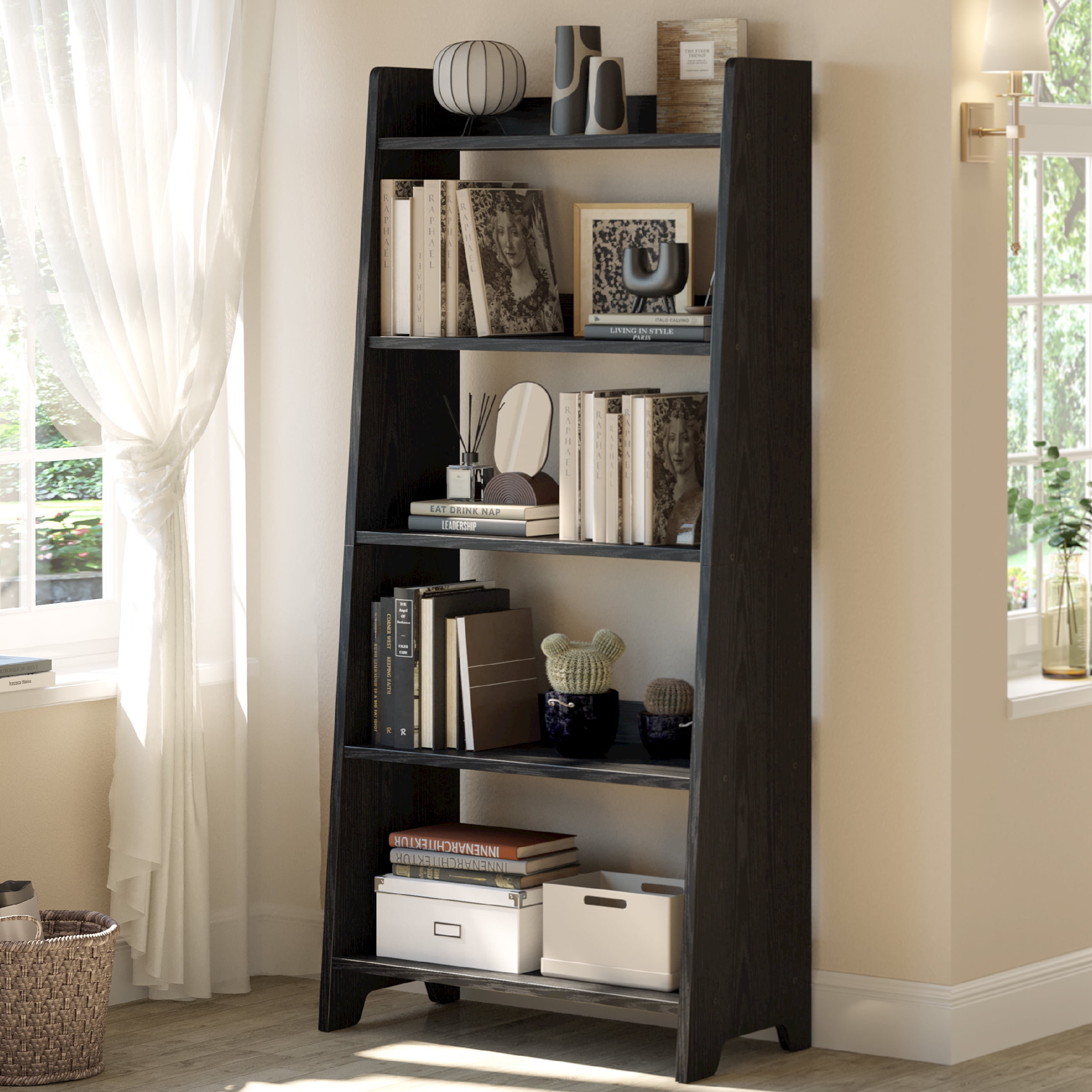 https://i5.walmartimages.com/seo/IRONCK-5-tier-Wooden-Bookshelves-and-Bookcases-63-inch-Tall-Ladder-Display-Shelf-for-Home-Office-Black_b027e843-ef4b-4f33-8fdf-fbc22bab976b.663f218170b14d230c39791077c39872.jpeg