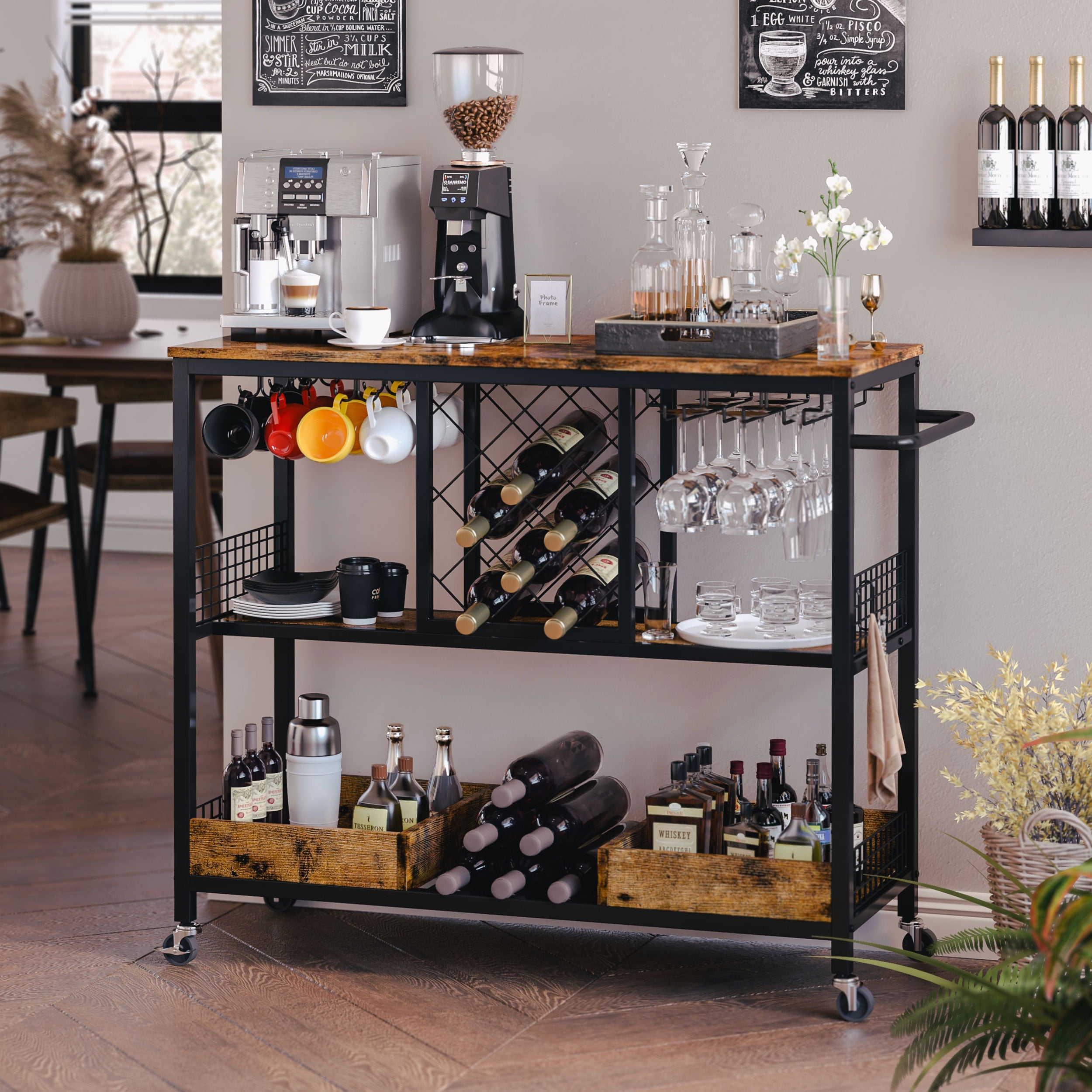 Home bar on wheels deals