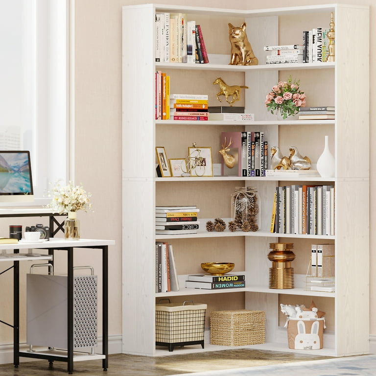 Large on sale corner bookshelf
