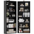 thumbnail image 1 of IRONCK Bookshelves and Bookcases Set of 2 Floor Standing 6 Tiers Display Storage Shelves 70 in Tall Bookcase Home Decor Furniture for Home Office, Living Room, Bed Room, 1 of 14