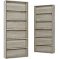 thumbnail image 1 of IRONCK Bookshelves and Bookcases Set of 2 Floor Standing 6 Tiers Display Storage Shelves 70 in Tall Bookcase Home Decor Furniture for Home Office, Living Room, Bed Room, 1 of 14