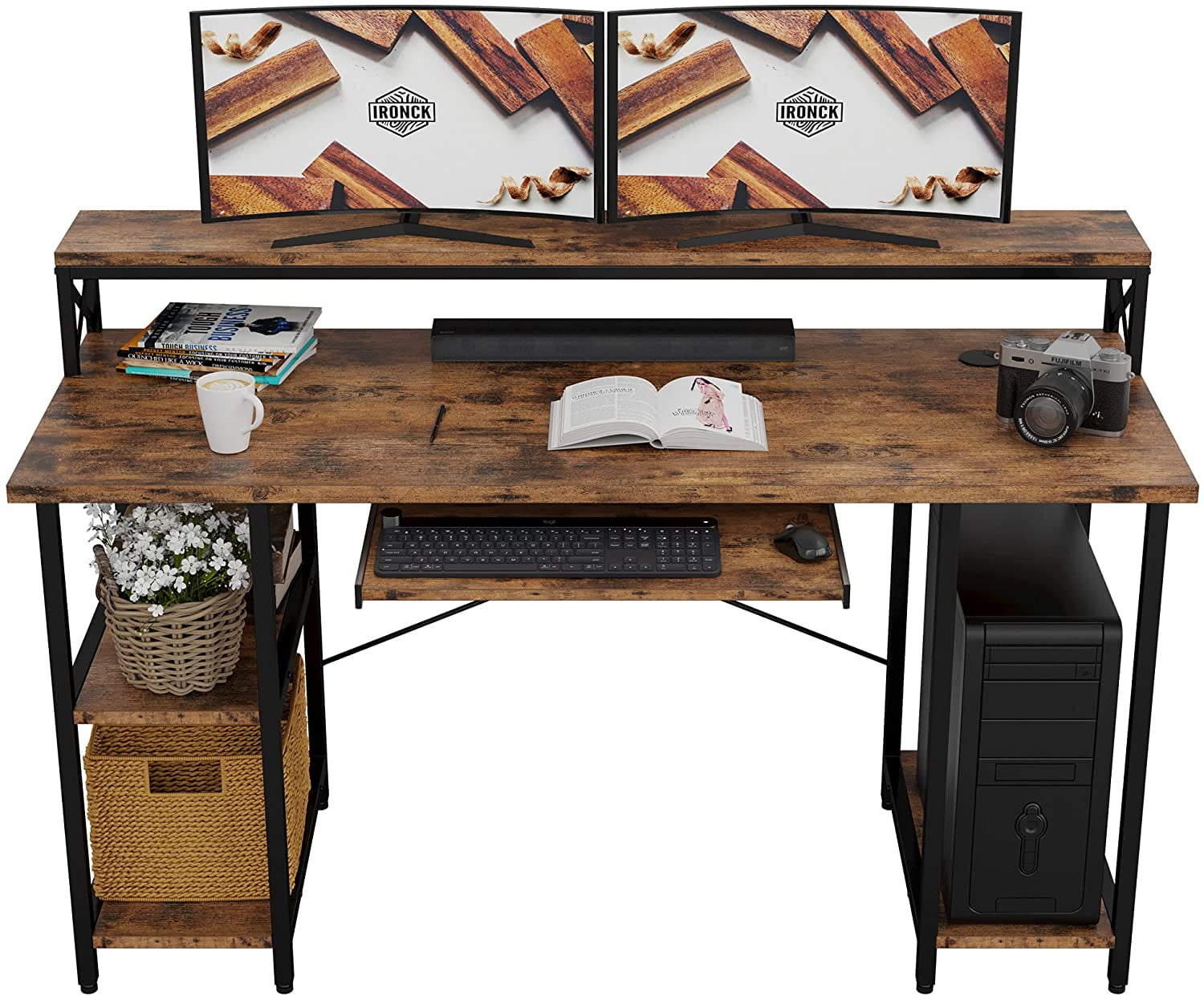 IRONCK Industrial Computer Desk 55