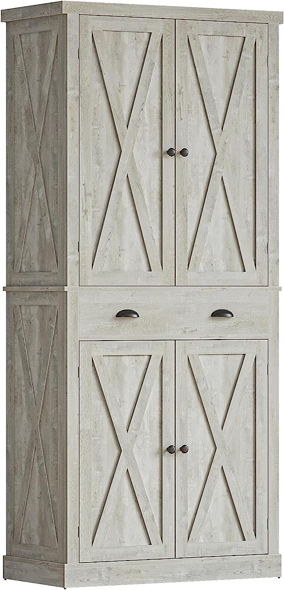  IRONCK Kitchen Pantry Storage Cabinet 72 Height, with
