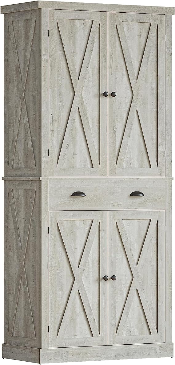 Maple pantry storage cabinet deals