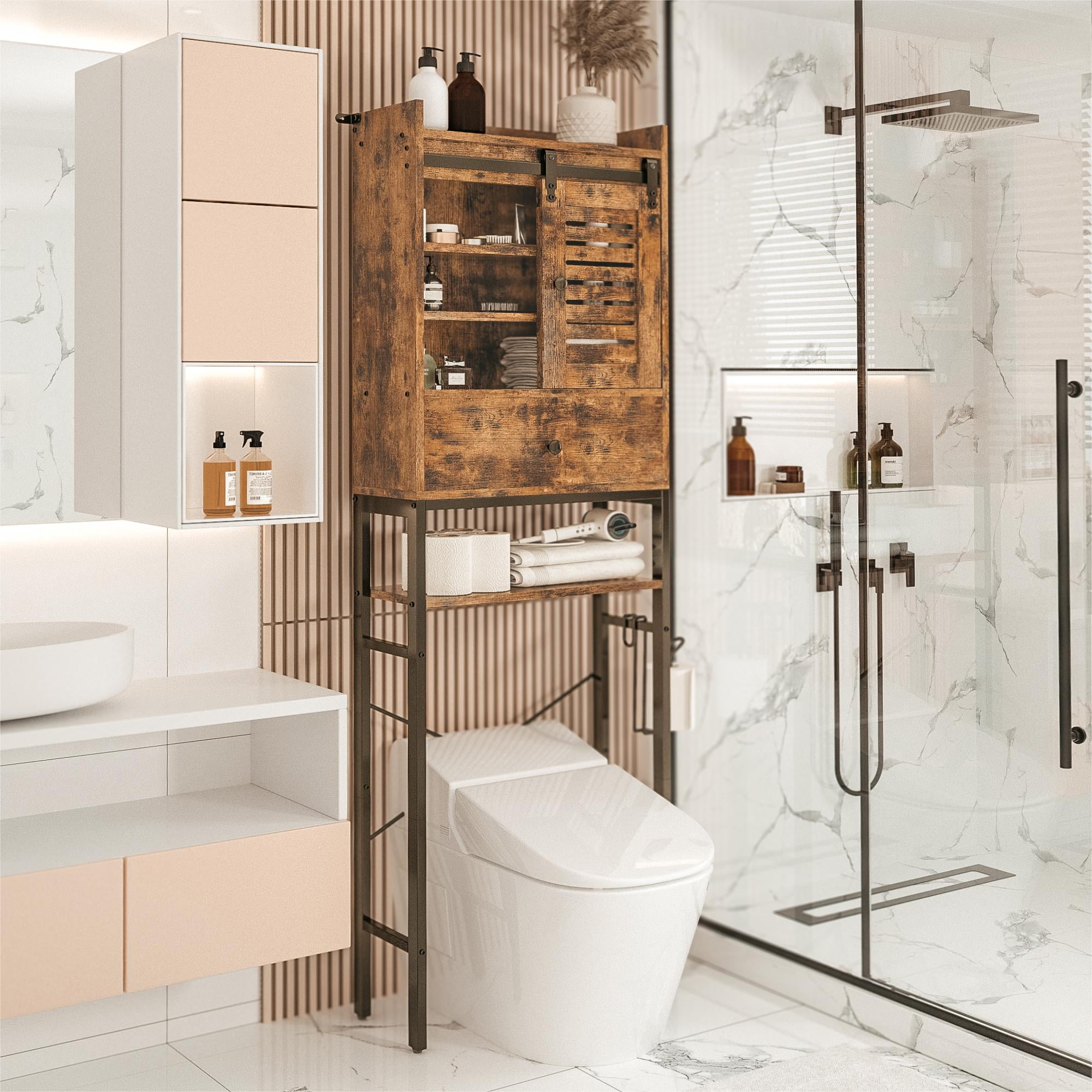 https://i5.walmartimages.com/seo/IRONCK-Over-the-Toilet-Storage-Rack-with-6-Tier-Shelf-Bathroom-Space-Saver-with-Cabinet-and-Drawer-Vintage-Brown_19d31b88-50ae-4364-9499-1884f622c65a.ecd6e1862b739d210d4ebb95f247de43.jpeg