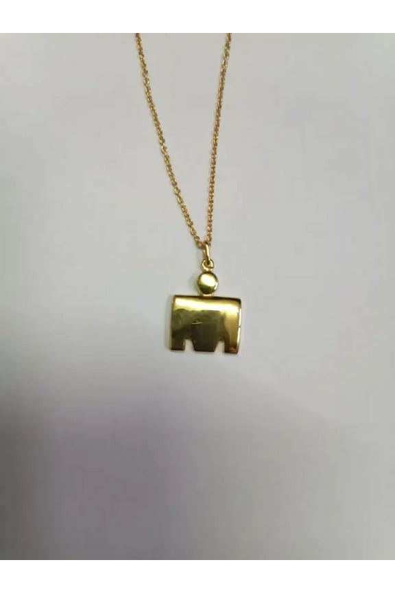 IRONMAN M-Dot Pendant Mini With 18 Inch Free Cable Chain 925 Solid Sterling Silver