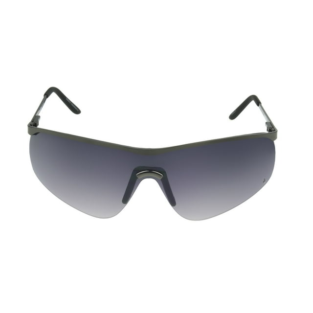 IRONMAN Men's Gunmetal Shield Sunglasses PP02