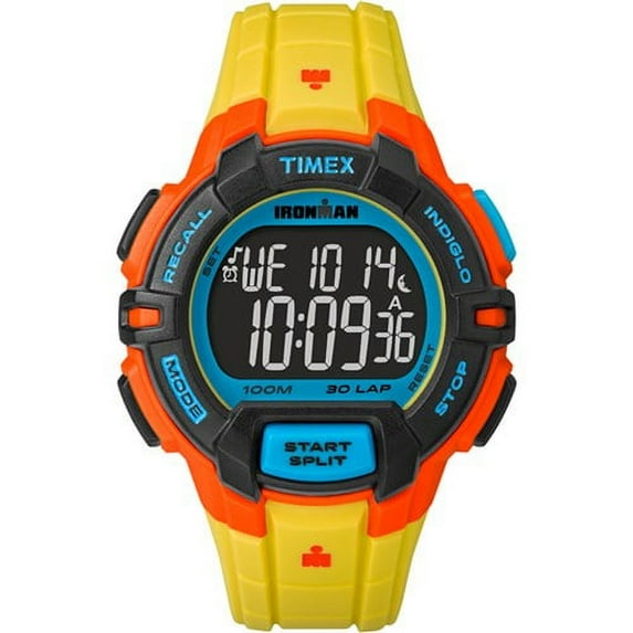 IRONMAN RUGGED 30 FULL- SIZE YELLOW COLOR BLOCK WATCH