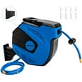 thumbnail image 1 of IRONMAX 3/8''x50' Retractable Air Hose Reel Auto Rewind Wall Mounted Tool Air Compressor, 1 of 10