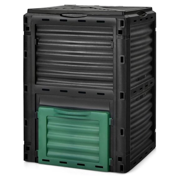 IRONMAX Garden Compost Bin, Outdoor 80 Gallon (300L) Composter, BPA Free Material & Easy Assembly, Composting for Fast Creation of Fertile Soil
