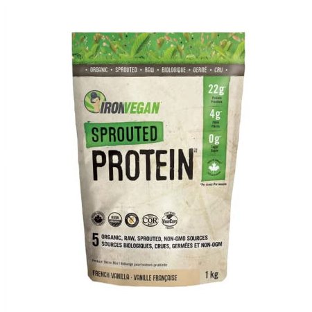 IRONVEGAN Sprouted Protein - Vanilla, 1000 GR