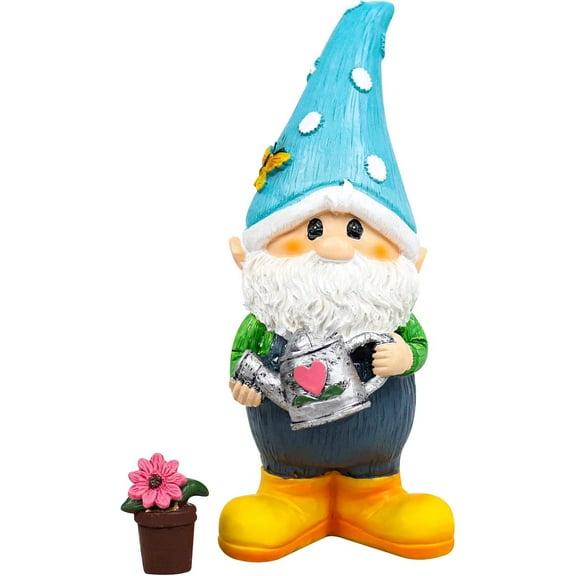 IROOZIGOTO Gnome Garden Statue Decor Outdoor Decorative Lawn Statue Funny Resin Garden Statue - Outside Decoration for Patio Yard Lawn Porch Ornaments Gardening Gift(girl)
