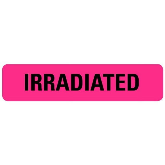 IRRADIATED Medical Labels