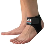 Irufa AN-OS-11 Adjustable, 3D Breathable Elastic Knit Achilles Tendon Ankle Support, Black, XL