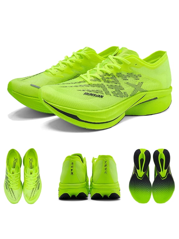 AiYing 1.0 Professional Carbon Plate Running Shoes Ultra-light Rebound Sneakers Stable Support Shock-relief Marathon Running Racing Shoes for Men