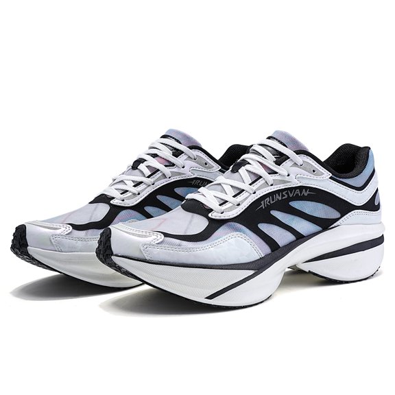 IRUNSVAN CARBON ROPE1.0 Retro Fashion Running Shoes Full Foot Carbon Plate Sports Shoes Stable Support Breathable Comfortable Anti Slip Suitable for Multi occasion Trendy Shoes