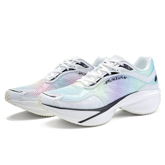 IRUNSVAN CARBON ROPE1.0 Retro Fashion Running Shoes Full Foot Carbon Plate Sports Shoes Stable Support Breathable Comfortable Anti Slip Suitable for Multi occasion Trendy Shoes