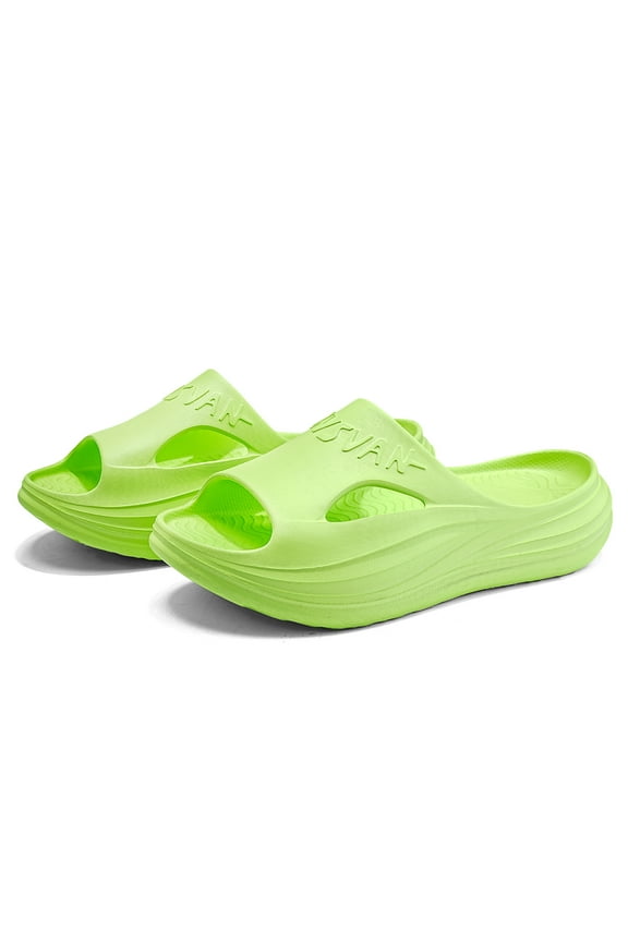 Cloud Slippers Recovery Sandals Arch Support Non-Slip Thick Cushion Summer Outdoor Breathable Soft Bottom After Competition Reduces Stress Sport Slides for Men