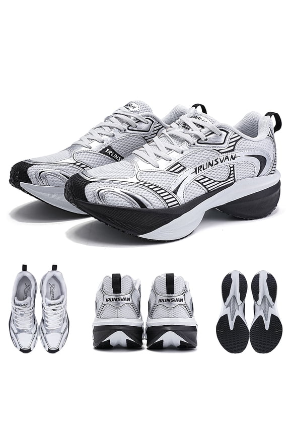 DEPTH DEEP 1.0 Full length Carbon Plate Breathable Anti slip Lightweight Shock Absorbent Rebound Running Shoes for Men's and Women's Shoes Retro Fashion Trendy Shoes