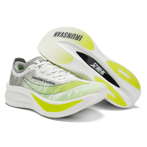 IRUNSVAN HEAT 1.0 NylonCarbon Plate Marathon Racing Shoes Running Shoes for Men Professional Stable Support Shock-relief Ultra-light Rebound Sneakers