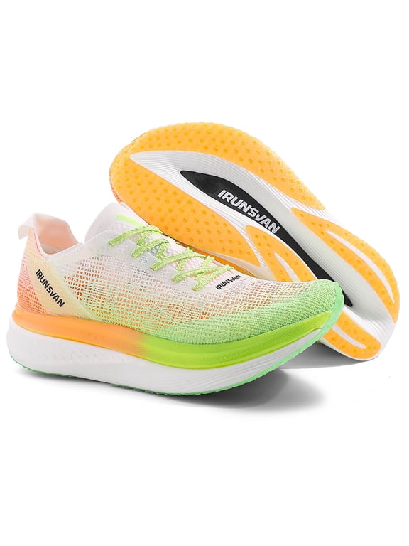 LINGYUN TOP 1.0 Nylon Carbon Plate Sports Running Shoes Breathable Lightweight Comfortable Unisex Marathon Running Racing Shoes