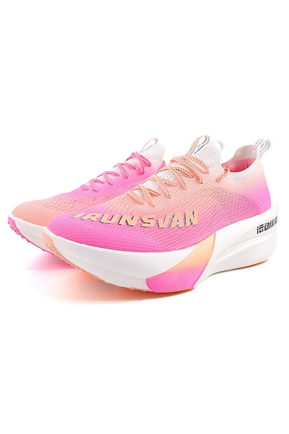 POFENG 1.0 Men's Marathon Air Cushion Running Shoes Professional Cushioning Rebound Full Palm Carbon Plate Shock Absorbing Racing Sports Shoes 061