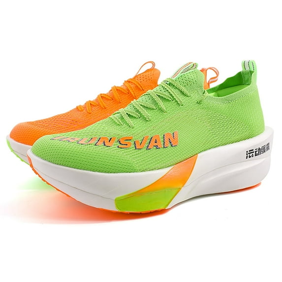 IRUNSVAN POFENG 1.0 Men's Marathon Air Cushion Running Shoes Professional Cushioning Rebound Full Palm Carbon Plate Shock Absorbing Racing Sports Shoes 061