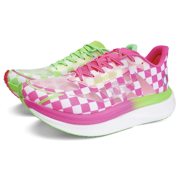 IRUNSVAN RED SCALES TOP 1.0 Professional Carbon Plate Marathon Running Shoes For Women Breathable Athletic Training Shoes Outdoor Waterproof Skid-Proof Stink Sport Sneakers Men