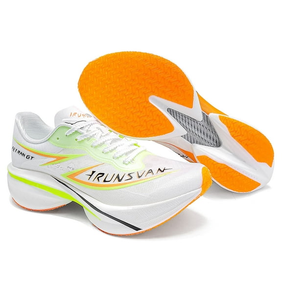 IRUNSVAN SWIFT HEAT 2.0 Running Shoes for Men Carbon Plate Support Ultra Light Arch Dragon Scale Bottom Special Training Shoes Marathon Commuting Training Shoes