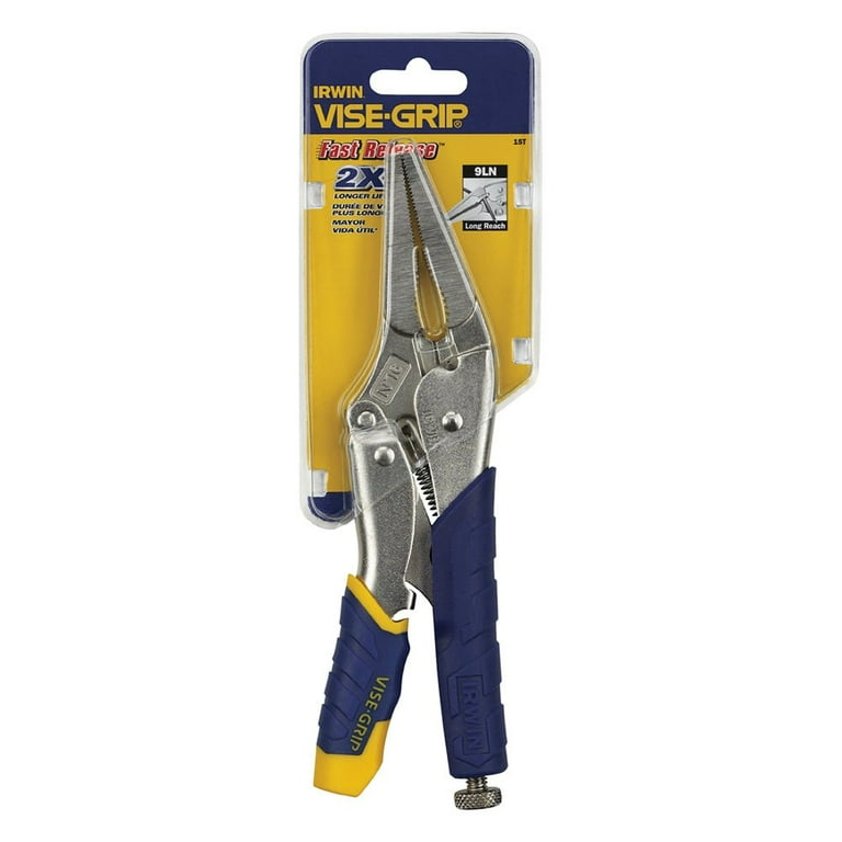 Vise grip long 2024 nose locking pliers