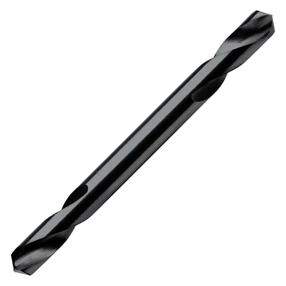 IRWIN 60609 - 9/64" Black Oxide HSS Straight Shank Fractional Double-End Drill Bit