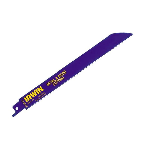 IRWIN - 610R 150mm Sabre Saw Blade Metal & Wood Cutting Pack of 2