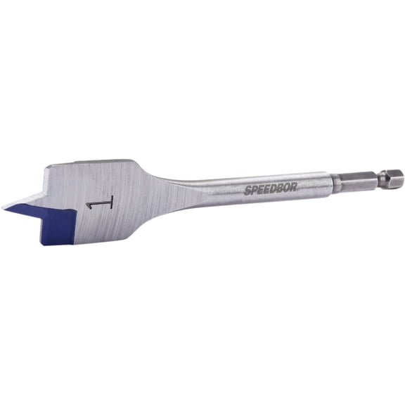 IRWIN Speedbor Spade Drill Bit - Hardened Steel, Hex Shank - 1 in x 6 in