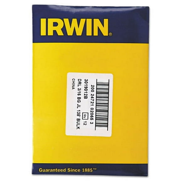 IRWIN Black and Gold HSS Fractional Drill Bit 3019012B
