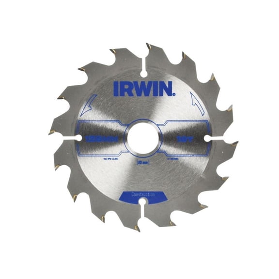 IRWIN - Construction Circular Saw Blade 125 x 20mm x 16T ATB
