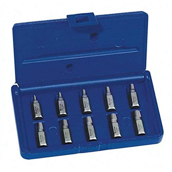 IRWIN HANSON Screw Extractor Set, 10 Pcs 53226