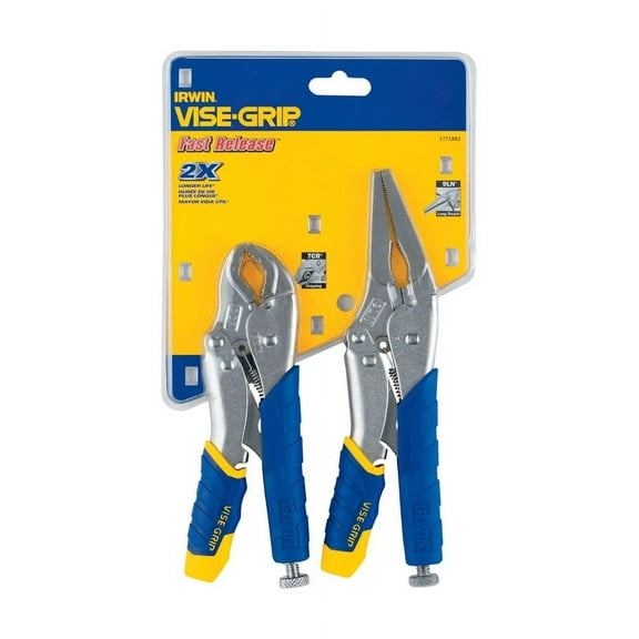 IRWIN IRHT82571 - Vise Grip Fast Release 5"/6" Locking Pliers Set