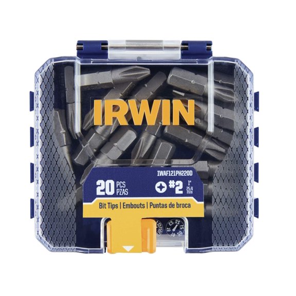 IRWIN IWAF121PH220D 20 pc. Standard Fastening Phillips #2 Set