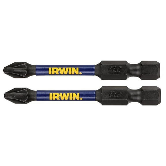 IRWIN - Impact Pro Performance Screwdriver Bits PZ1 57mm (Pack 2)