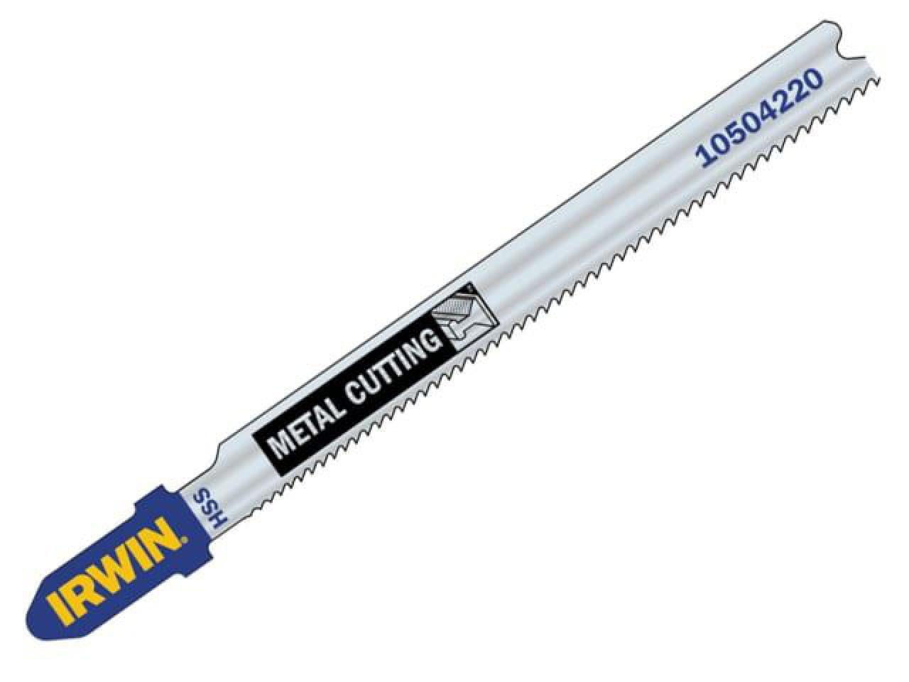 IRWIN - Metal Cutting Jigsaw Blades Pack of 5 T118A