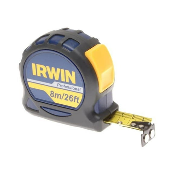 IRWIN - Professional Pocket Tape 8m/26ft (Width 25mm) Carded