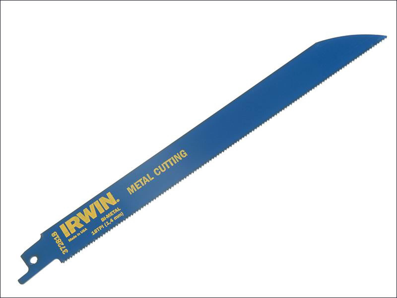 IRWIN - Sabre Saw Blade 818R 200mm Metal Cutting Pack of 2