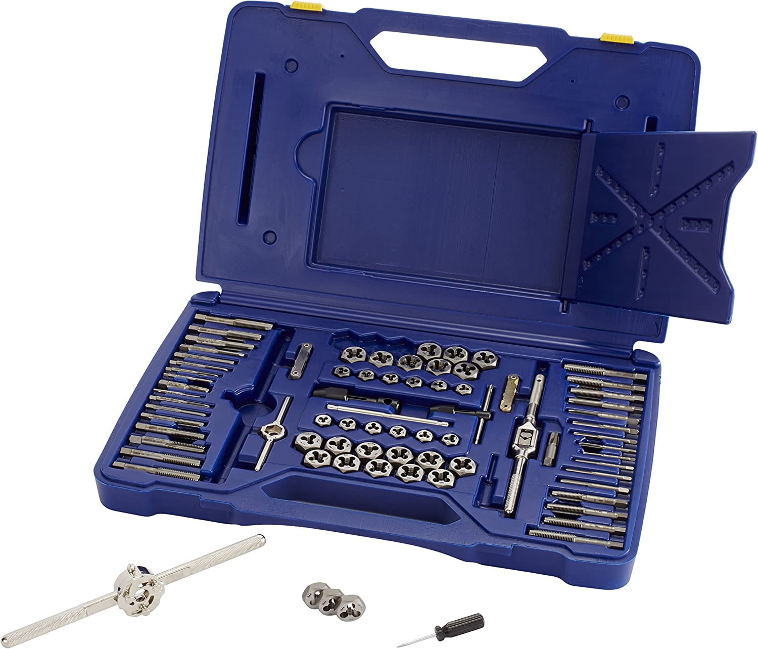 Die Set Machine IRWIN Tools 76 Piece Machine Screw/Fractional/Metric Tap and Hex Die ...